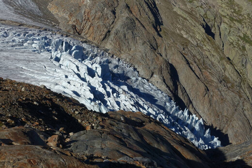 Triftgletscher am Oberen Absturz auf 2300 m 